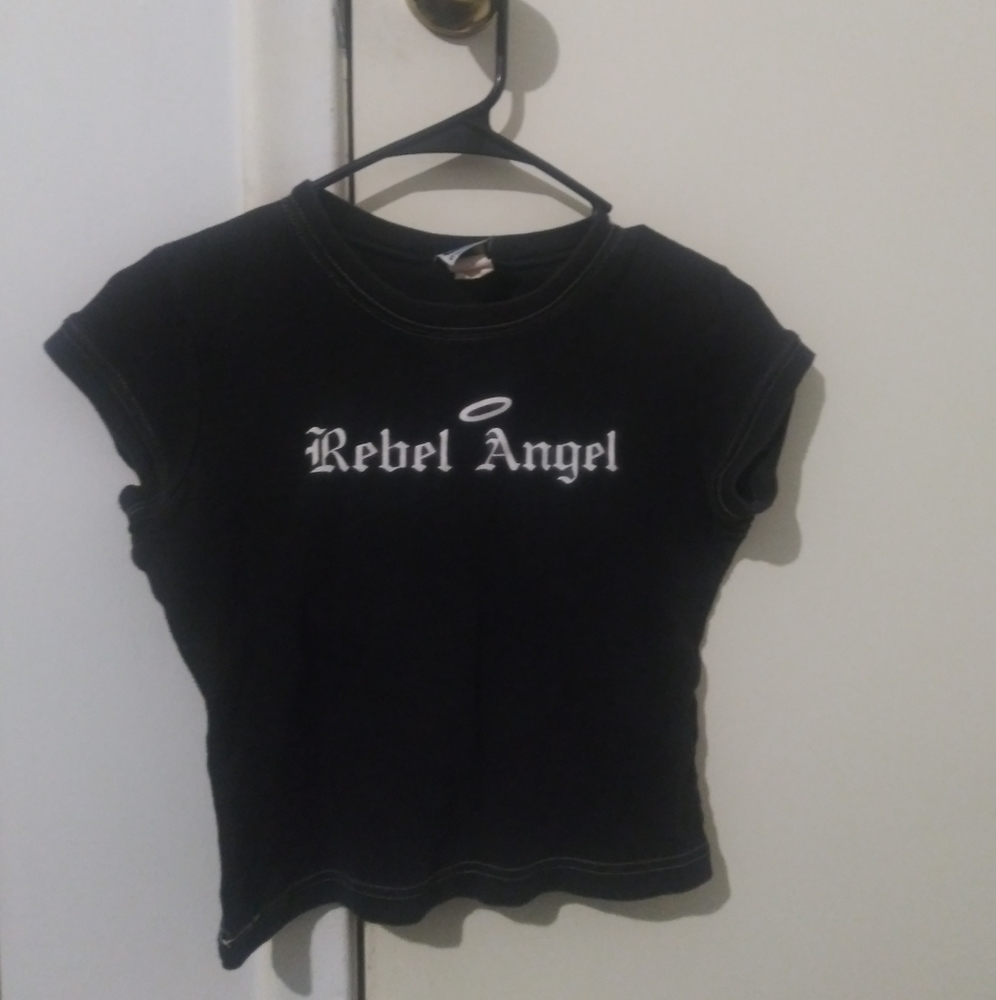 1990s Biker Crop Top by M Fasis